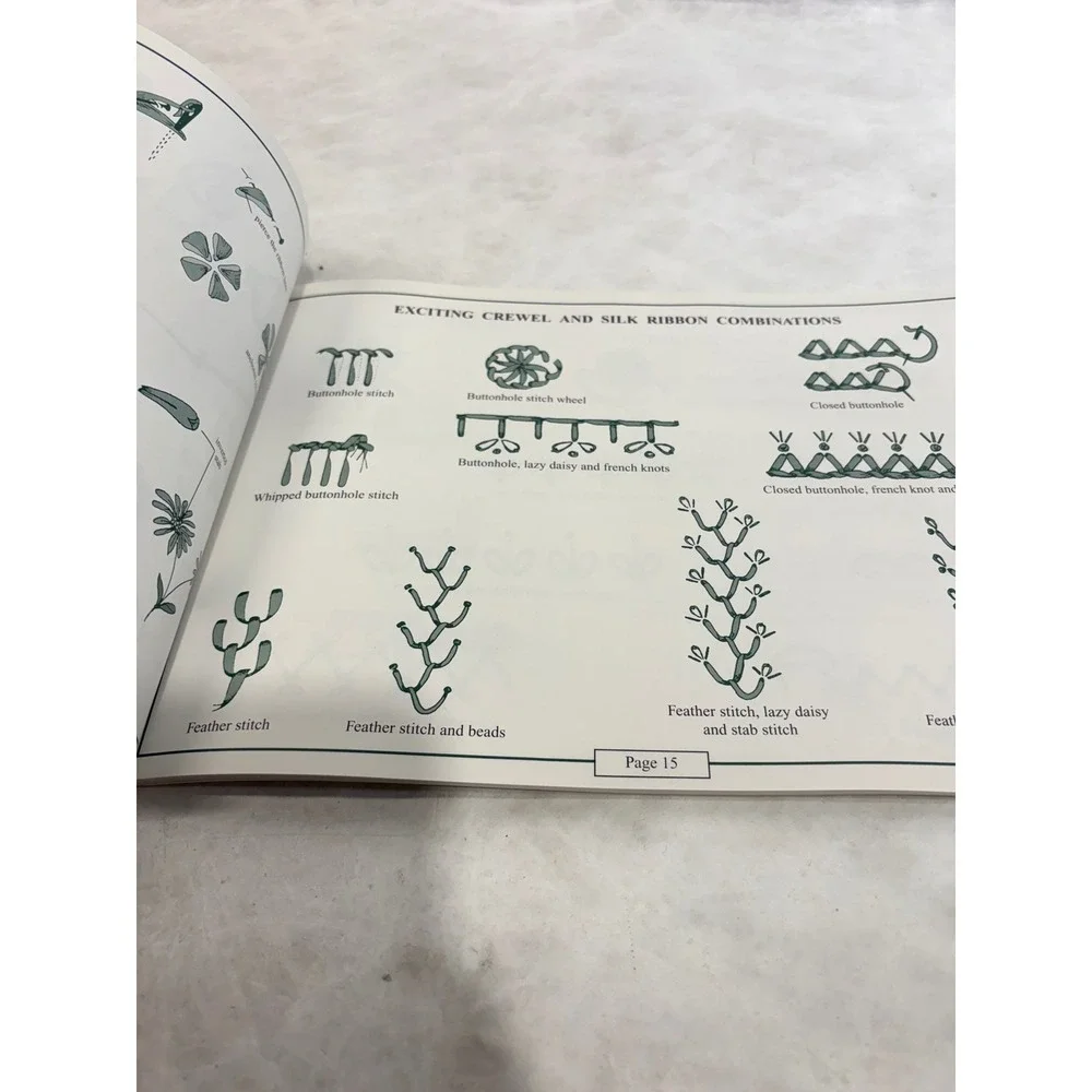 Satin‎ and Silk Ribbon Embroidery Lesley Turpin-Delport 1993 Instructional Book